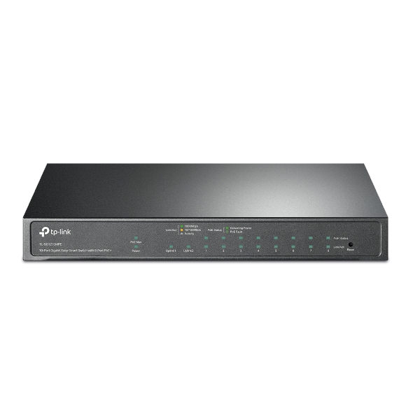 10-Port Gigabit Easy Smart Switch <br> with 8-Port PoE+