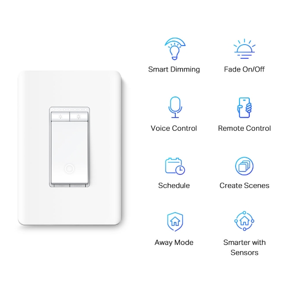 Smart Wi-Fi Light Switch, Dimmer