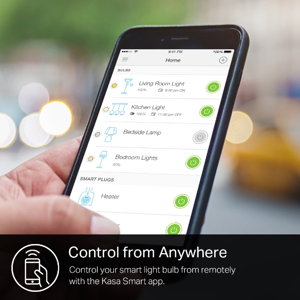 Kasa Smart Light Bulb, Dimmable 