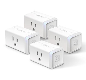 Smart Plugs with Energy Monitoring (4-Pack)