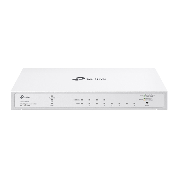 8-Port Gigabit Smart Switch with 4-Port PoE+