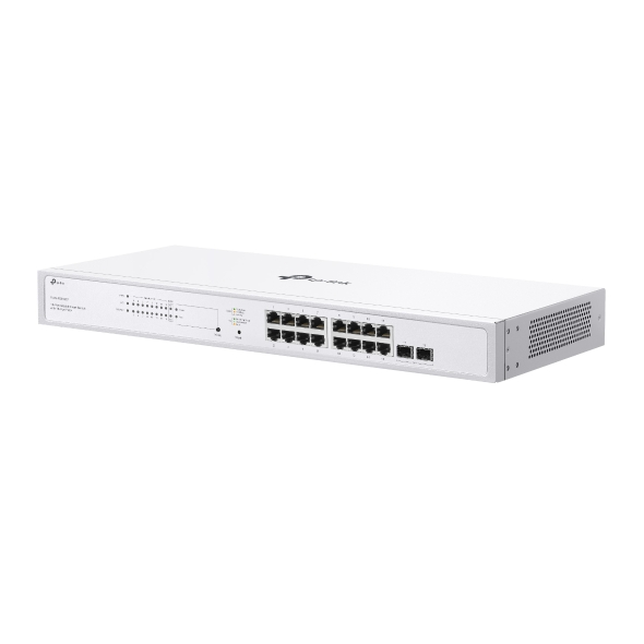 18-Port Gigabit Smart Switch with 16-Port PoE+