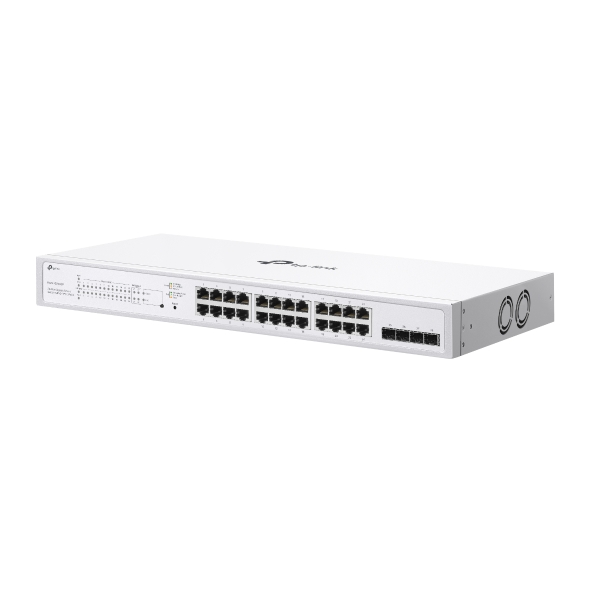 28-Port Gigabit Smart Switch with 24-Port PoE+