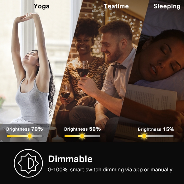 Kasa Smart WiFi Light Switch, 3-Way Dimmer Kit