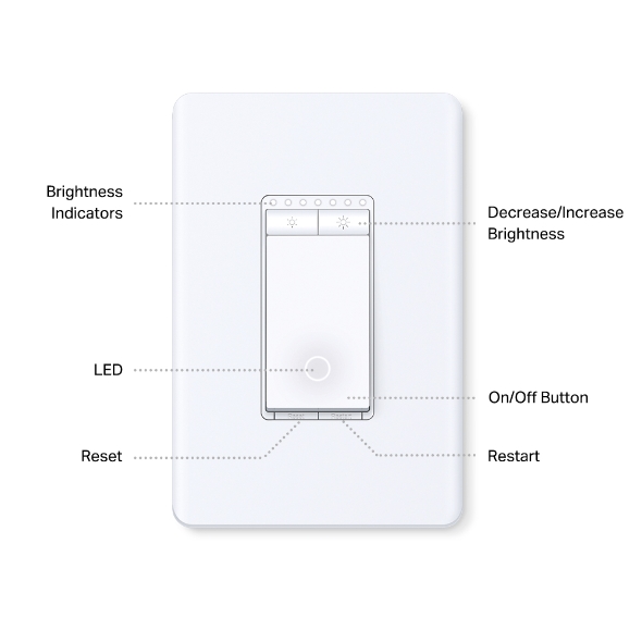 Smart Wi-Fi Dimmer Light Switch