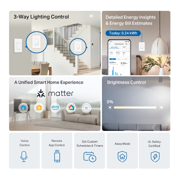 Smart Wi-Fi Dimmer Light Switch