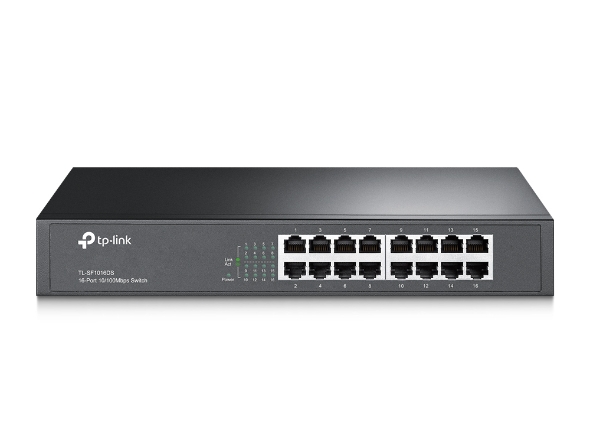 16-Port 10/100Mbps Desktop/Rackmount Switch