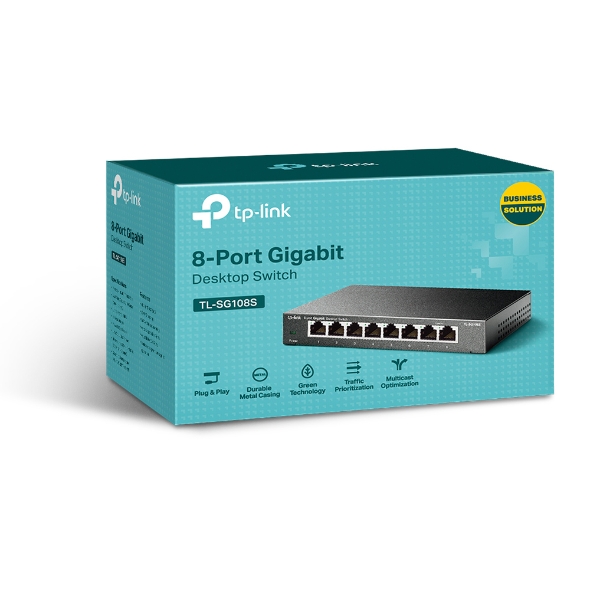 8-Port 10/100/1000Mbps Desktop Switch