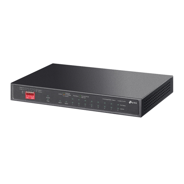 10-Port Gigabit Desktop Switch with 6-Port PoE+ and 2-Port PoE++