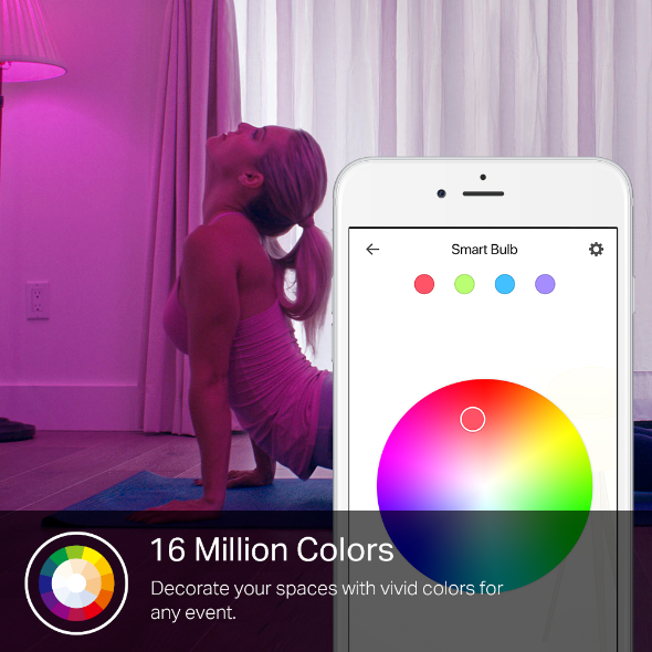 Kasa Smart Light Bulb, Multicolor