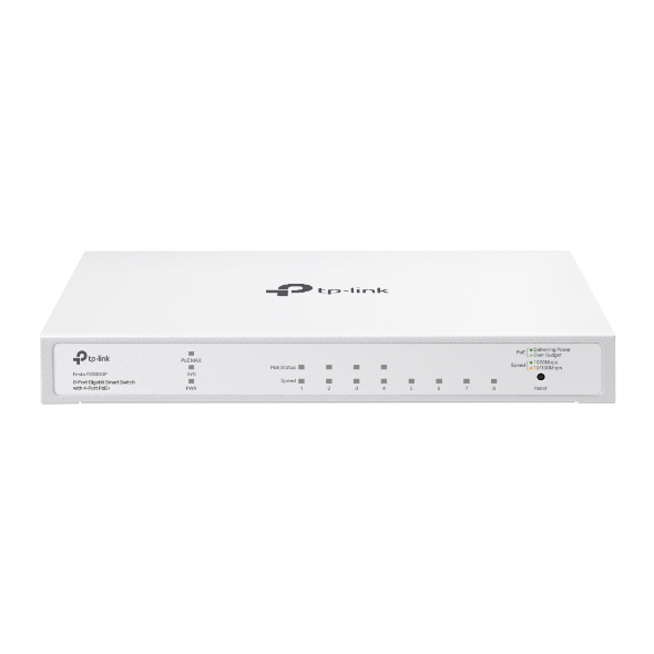 8-Port Gigabit Smart Switch with 4-Port PoE+