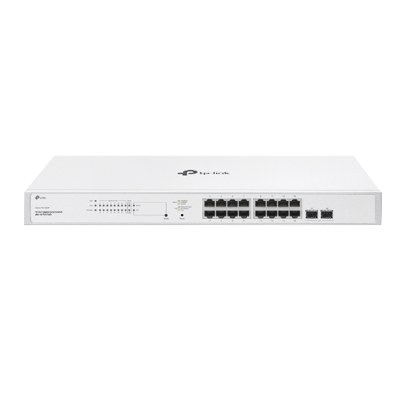 18-Port Gigabit Smart Switch with 16-Port PoE+