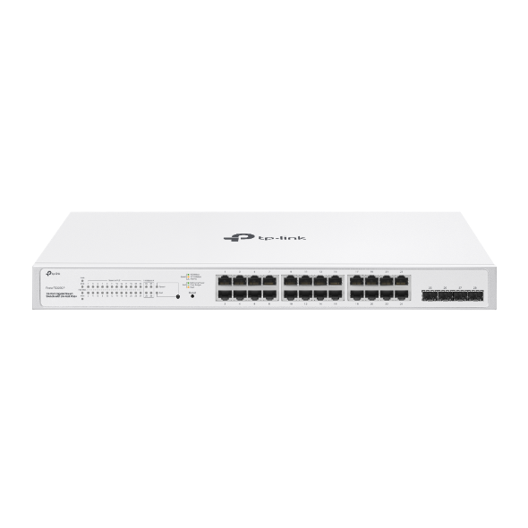 28-Port Gigabit Smart Switch with 24-Port PoE+