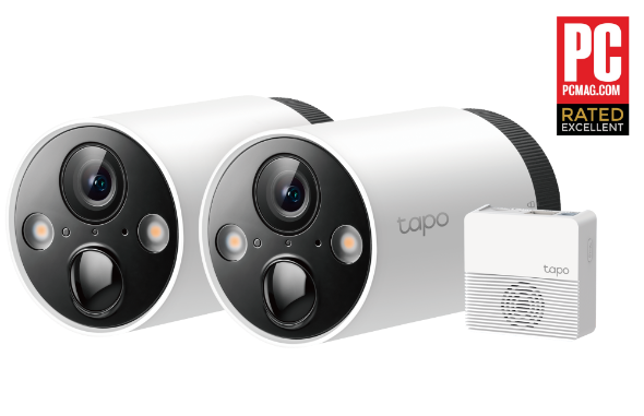 Smart Wire-Free Security Camera System, 2-Camera System