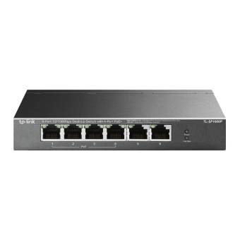 6-Port 10/100Mbps Desktop Switch with 4-Port PoE+