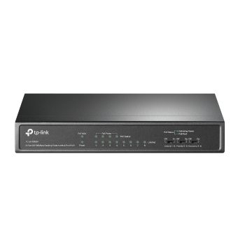 8-Port 10/100Mbps Desktop Switch with 4-Port PoE+