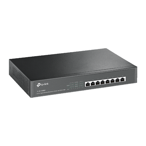 8-Port Gigabit Desktop/Rackmount Switch with 8-Port PoE+