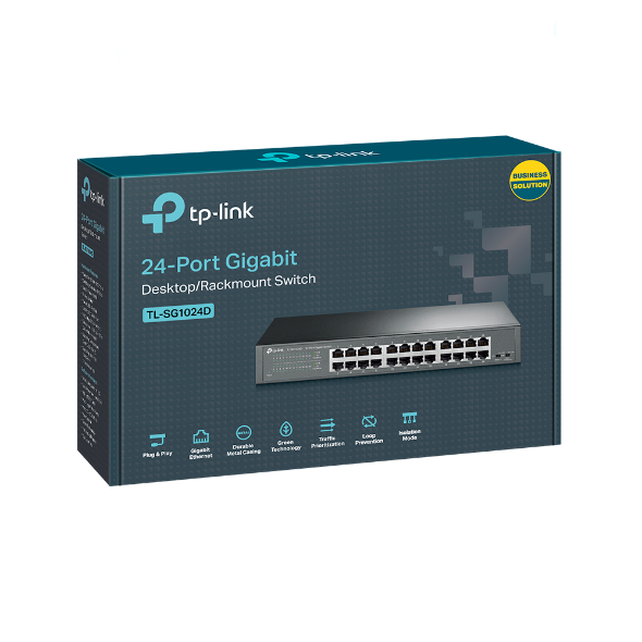 24-Port Gigabit Desktop/Rackmount Switch