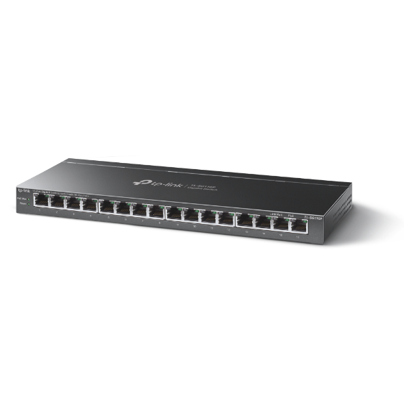 16-Port Gigabit Desktop Switch with 16-Port PoE+