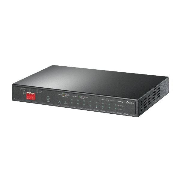 10-Port Gigabit Desktop Switch with 8-Port PoE+